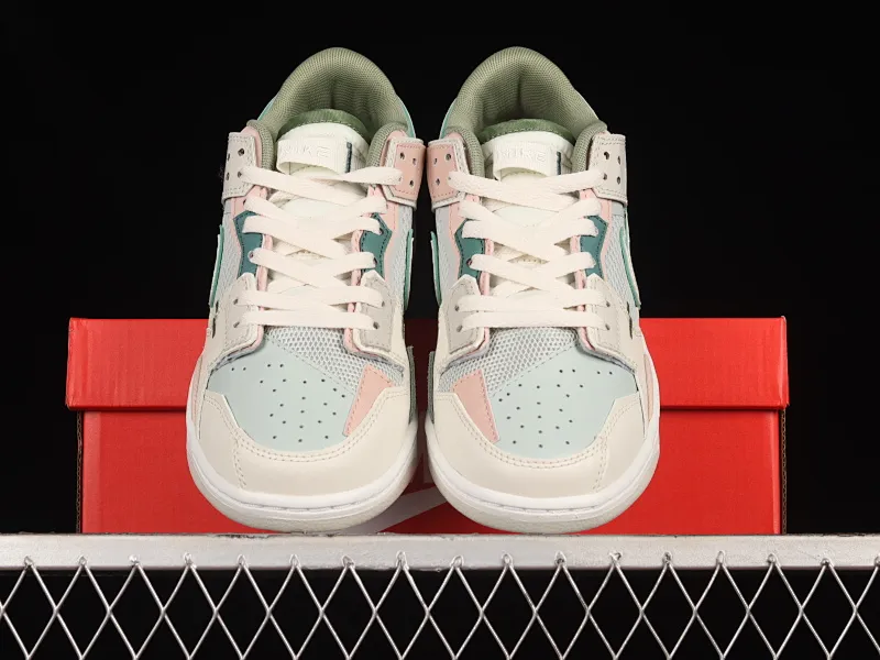 All Categories Nk SB Dunk Series Nk SB Dunk Low Low-top Skateboard Shoes #ZG Version Nk Dunk Scrap Mint Color Stitched Low-top Skateboard Shoes DM0802-001